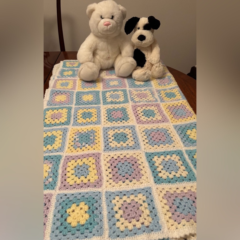 Blanket handmade crochet